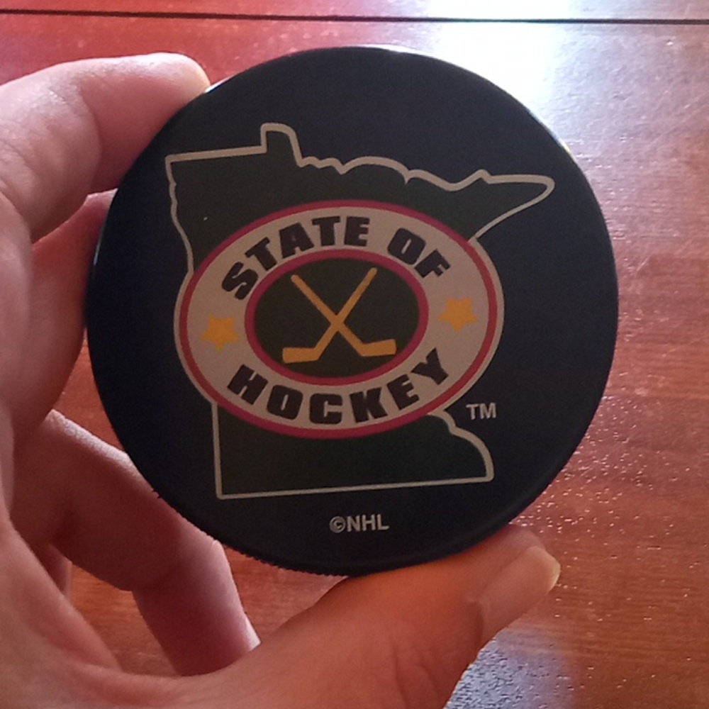 Minnesota Wild hockey puck